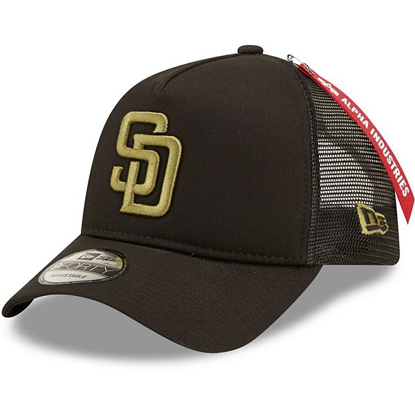 Men's Fanatics Branded Gray/Black San Diego Padres Team Snapback Hat