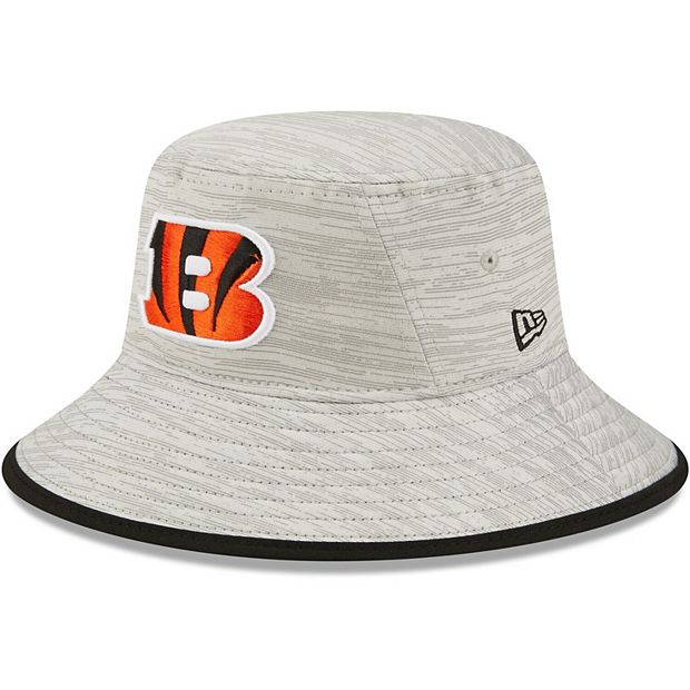 Men's New Era Gray Cincinnati Bengals Distinct Bucket Hat