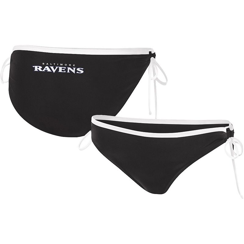 Women's G-III 4Her by Carl Banks Black Baltimore Ravens Perfect Match Bikini Bottom, Size: 2XL