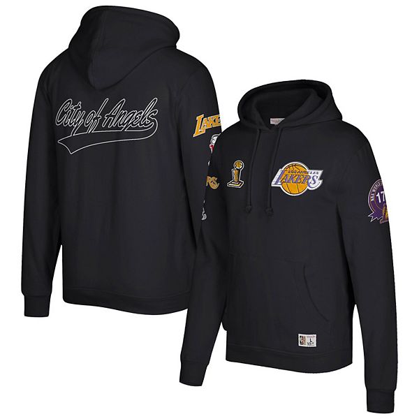 Men's Clothing Mitchell & Ness Mitchell & Ness Gold Team Logo Hoody Black