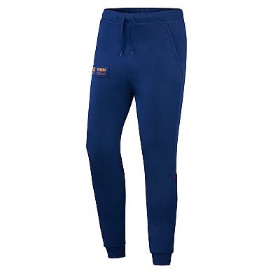 Men's Nike Navy Barcelona Travel Fleece Pants