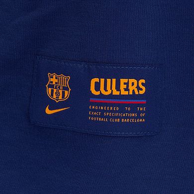 Men's Nike Navy Barcelona Travel Fleece Pants