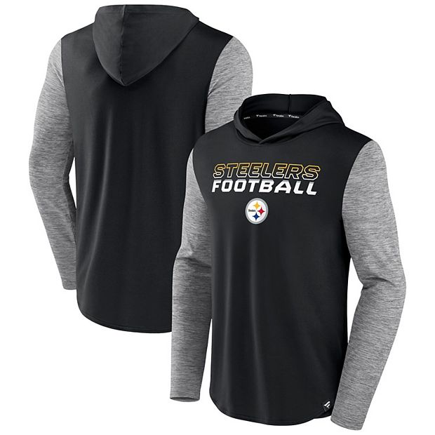 Pittsburgh Steelers Tommy Hilfiger Quarter-Zip Pullover Hoodie - Black