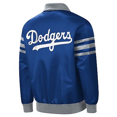 Men's Starter Royal Los Angeles Dodgers The Captain III Full-Zip Varsity Jacket
