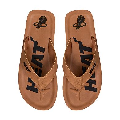 Men's FOCO Miami Heat Color Pop Flip-Flop Sandals