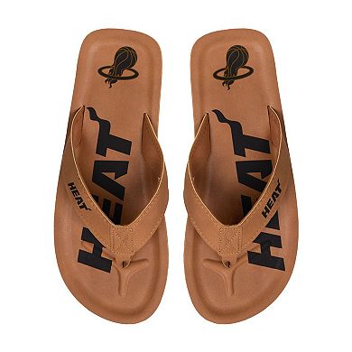 Men's FOCO Miami Heat Color Pop Flip-Flop Sandals