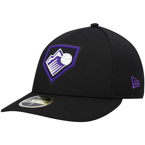 New Era Men's Colorado Rockies Low Profile 59FIFTY Fitted Hat - 7 3/8 Each