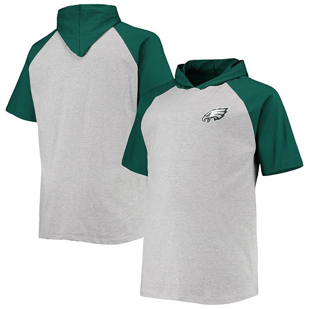 Philadelphia Eagles Nike Dri-Fit Cotton Long Sleeve Raglan T-Shirt - Mens