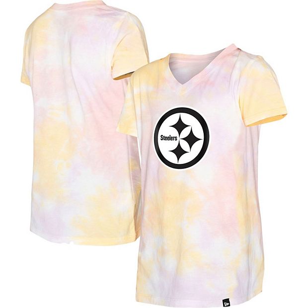 Pittsburgh Steelers V Tie-Dye T-Shirt