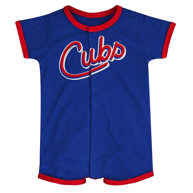 Outerstuff Infant Royal Chicago Cubs Holiday Long Sleeve T-Shirt and Pants Pajama Set