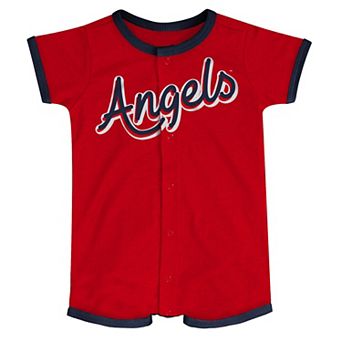Infant Red Los Angeles Angels Power Hitter Romper