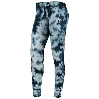 Women's New Era Navy New York Yankees Tie-Dye Jogger Pants