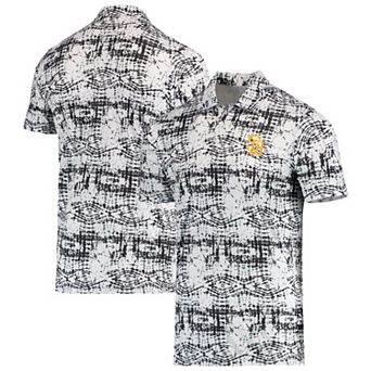 Men's Antigua Black San Diego Padres Vivid Polo