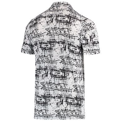 Men's Antigua Black San Diego Padres Vivid Polo