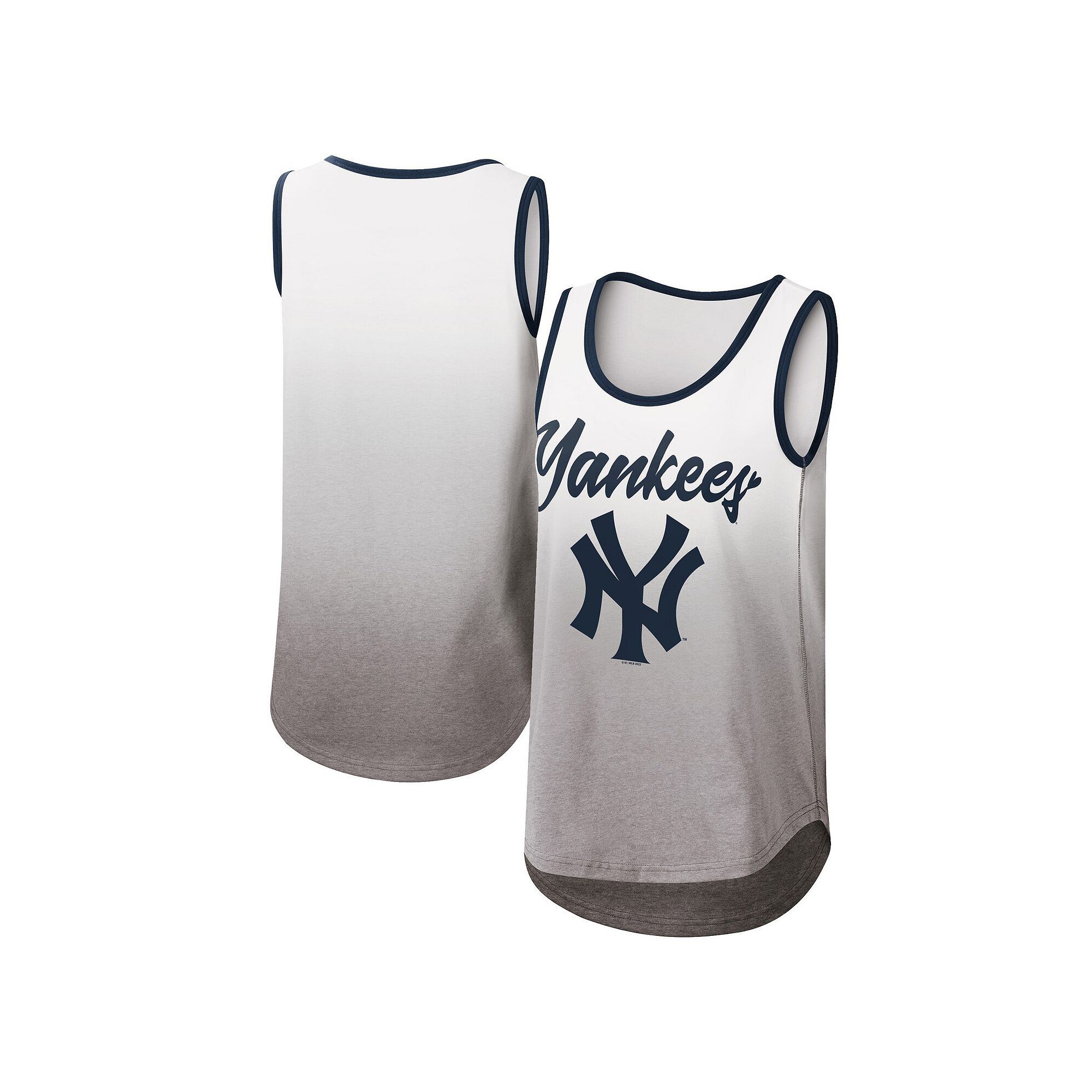 Womens G-III 4Her by Carl Banks White New York Yankees Logo Opening Day Ta