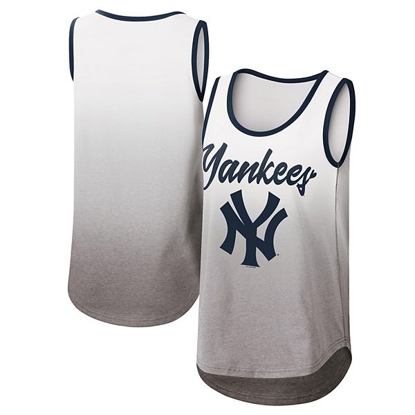 Women's G-III 4Her by Carl Banks White New York Yankees Logo Opening Day  Tank Top
