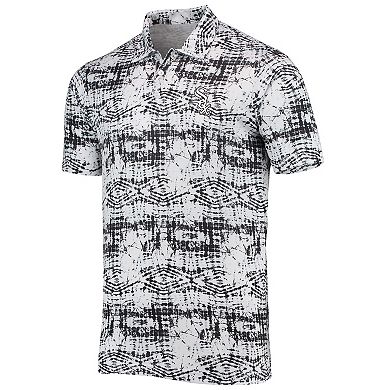 Men's Antigua Black Chicago White Sox Vivid Polo