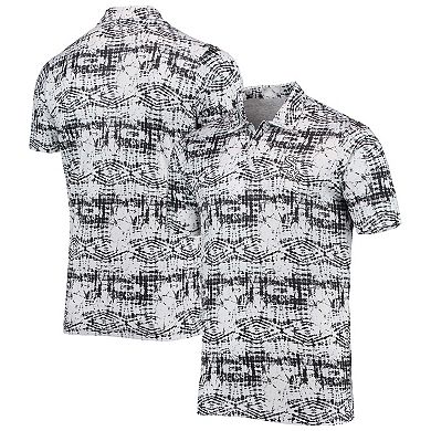 Men's Antigua Black Chicago White Sox Vivid Polo