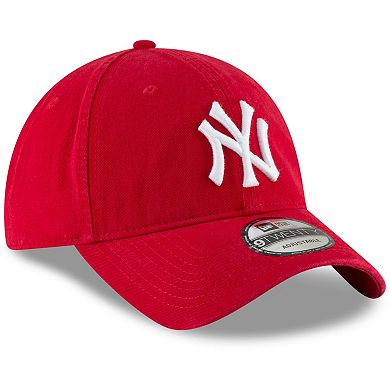 Men's New Era Red New York Yankees Fashion Core Classic 9TWENTY Adjustable Hat
