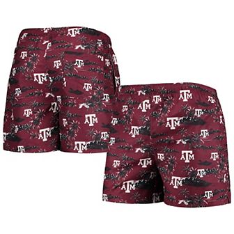 Men's FOCO Maroon Texas A&M Aggies Island Palm Swim Trunks