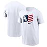 Men's Nike White Chicago White Sox Americana Flag T-Shirt