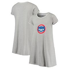 Girl's Youth Chicago Cubs New Era Royal Flip Sequin T-Shirt