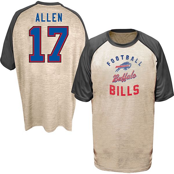 Officially Licensed NFL Buffalo Bills Men's Josh Allen Raglan Top