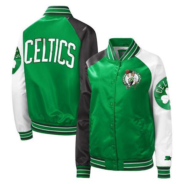Women's Boston Celtics Starter Kelly Green/White Split Colorblock