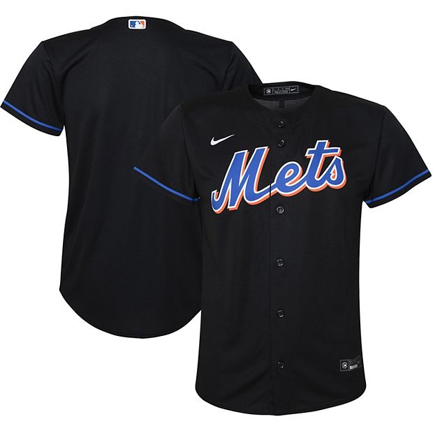 New York Mets Nike Youth Replica Team Jersey - Black/White
