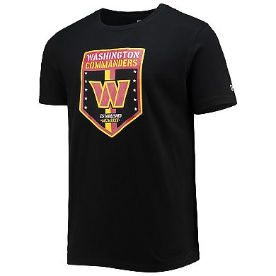 Men's New Era Black Washington Commanders Team T-Shirt
