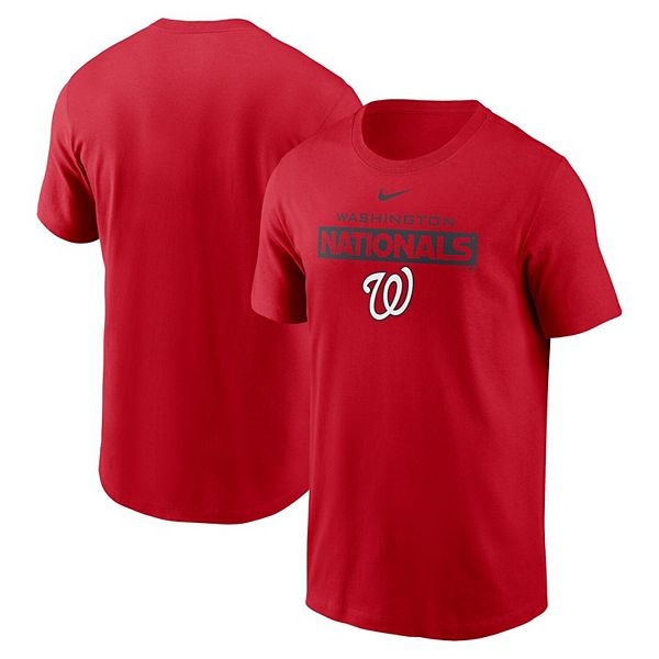 Men's Nike Red Washington Nationals Team T-Shirt