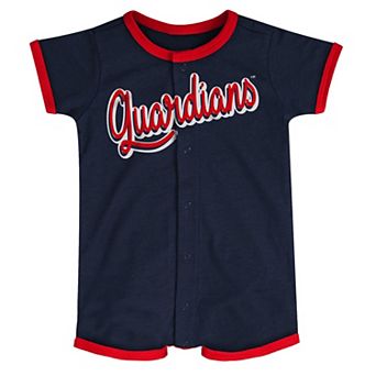 Infant Navy Cleveland Guardians Power Hitter Romper