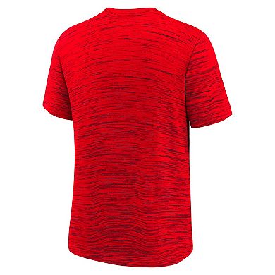 Youth Nike Red Washington Nationals Authentic Collection Practice Velocity Space-Dye Performance T-Shirt
