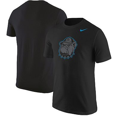 Men's Nike Black Georgetown Hoyas Logo Color Pop T-Shirt