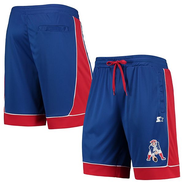 Men's Starter Royal/Red New England Patriots Fan Favorite Fashion Shorts