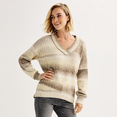 Women s V Neck Sweaters Kohl s