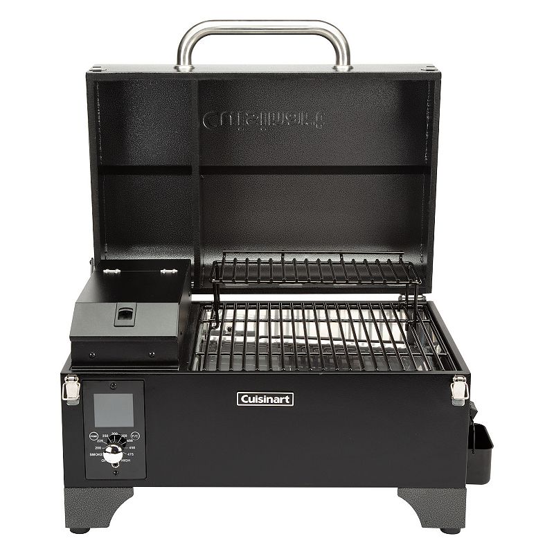 Cuisinart Portable Wood Smoker & Pellet Grill Smoker CPG-256 Gray & Black