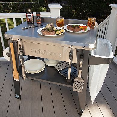 Cuisinart Outdoor Stainless Steel Grill Prep Table