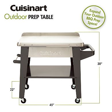 Cuisinart Outdoor Stainless Steel Grill Prep Table