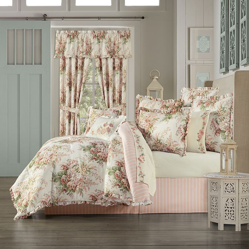 37650110 Royal Court Estelle Coral Comforter Set with Shams sku 37650110