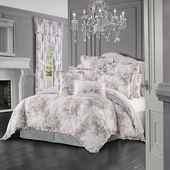 Royal Court Estelle Coral Comforter Set with Shams