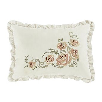 Royal Court Estelle Coral Boudoir Throw Pillow