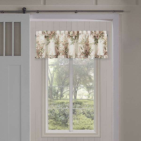 Royal Court Estelle Coral Window Straight Valance