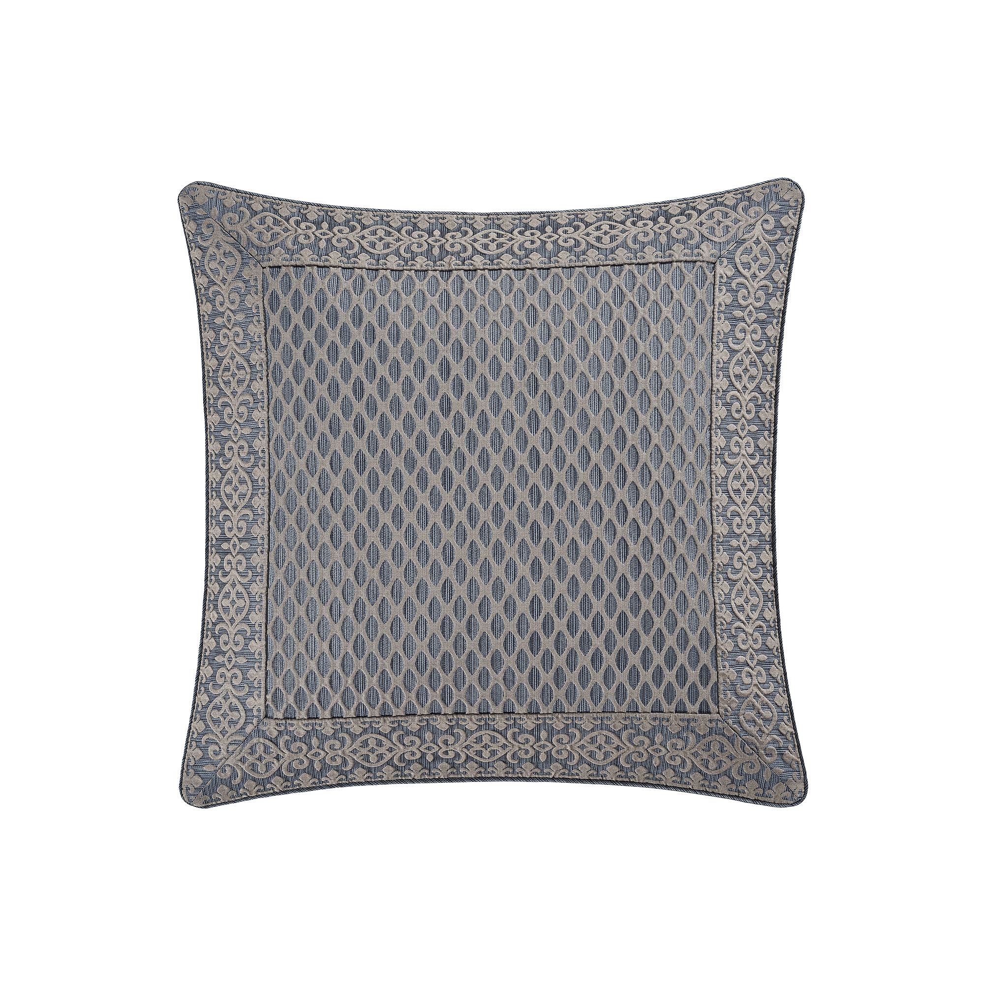 Five Queens Court Leah Euro Sham, Blue