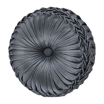 Five Queens Court Leah Tufted Round Throw Pillow