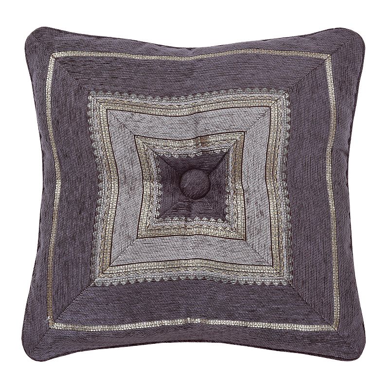 Five Queens Court Dominique 18  Square Decorative Throw Pillow