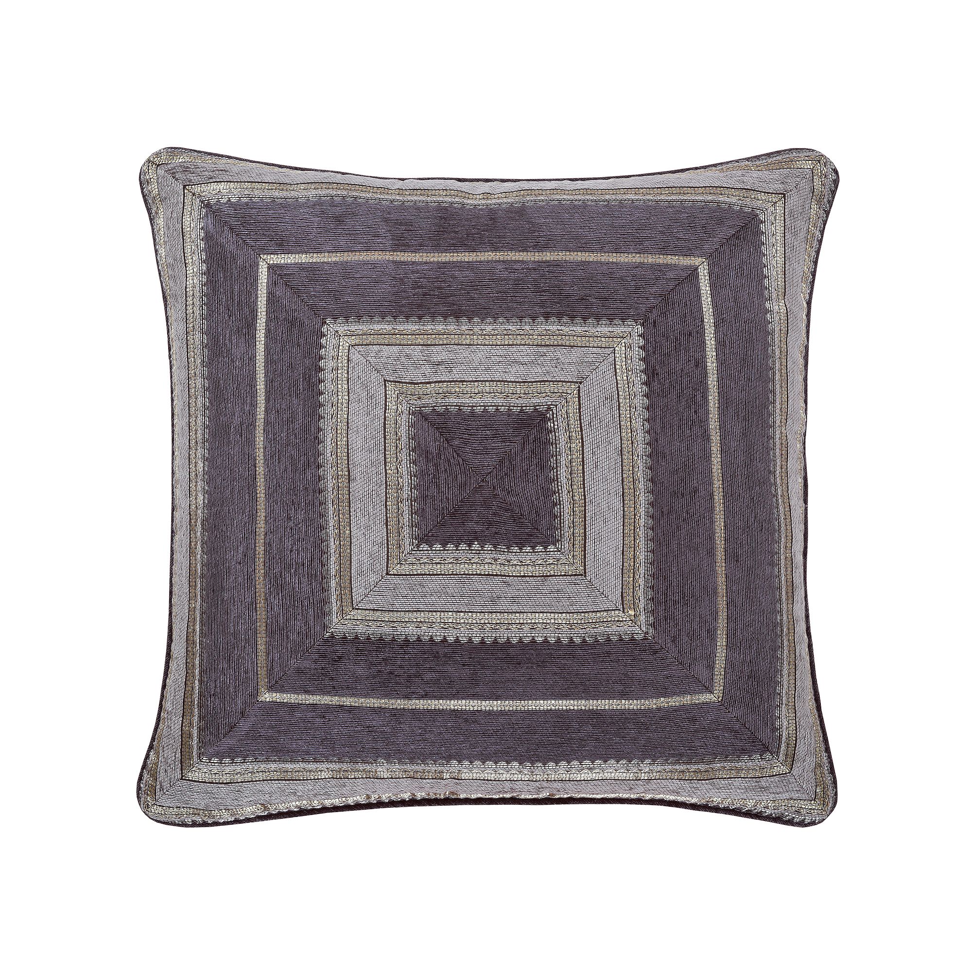 Five Queens Court Dominique Euro Sham, Purple