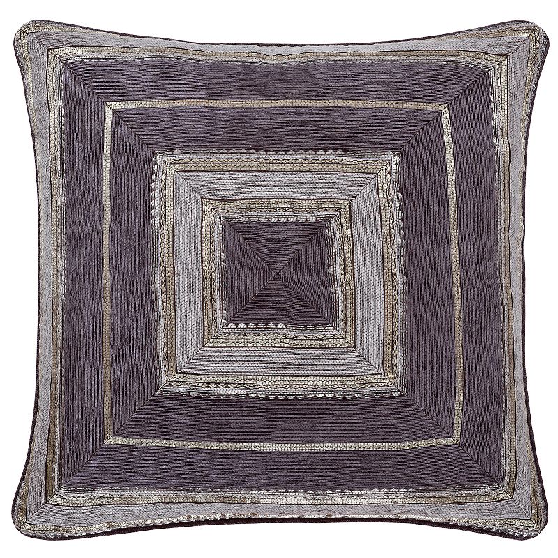 Five Queens Court Dominique Euro Sham, Purple