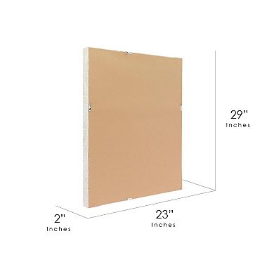 Head West Palm Leaves Wall Mirror