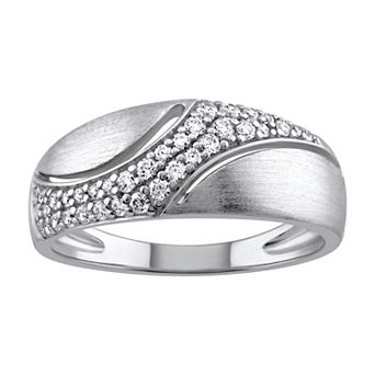 OLIVIA AND HARPER Sterling Silver Cubic Zirconia Ring